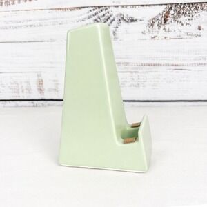 STAK Ceramics Celadon Green Phone iPad Tablet Holder Stand Vase 6" MCM USA